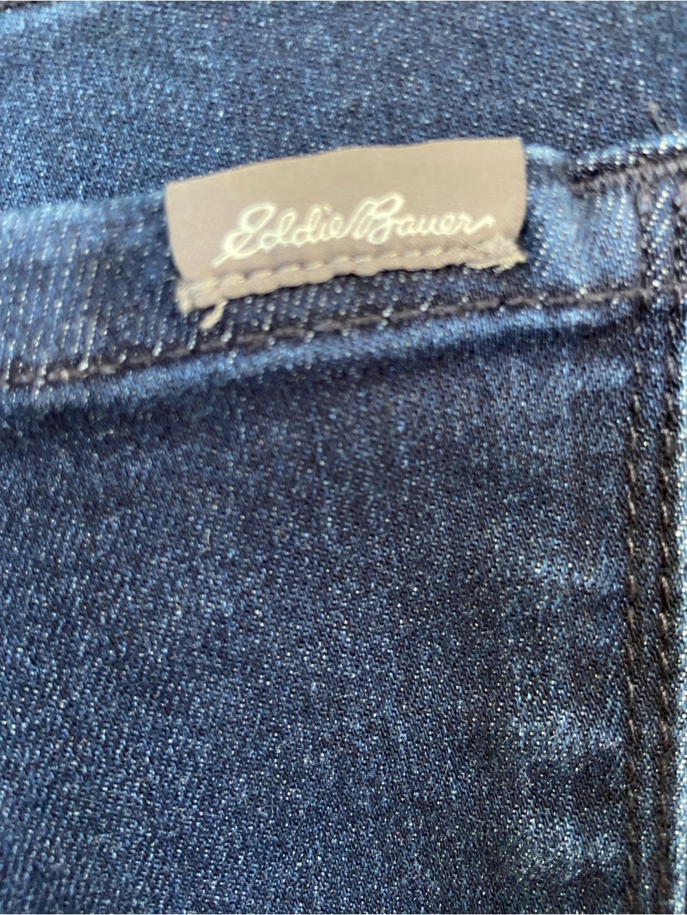 Eddie Bauer Mid Rise Slightly Curvy Skinny Ankle Stretch Jeans Dark Wash Size 2 - Picture 6 of 14